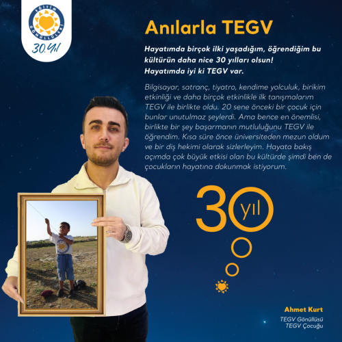 30. Yılda Anılarla TEGV 💛 içerik görseli.